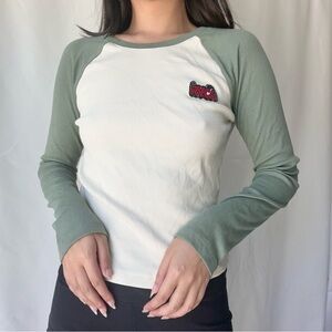 RVCA Long Sleeve Rib Patch Top